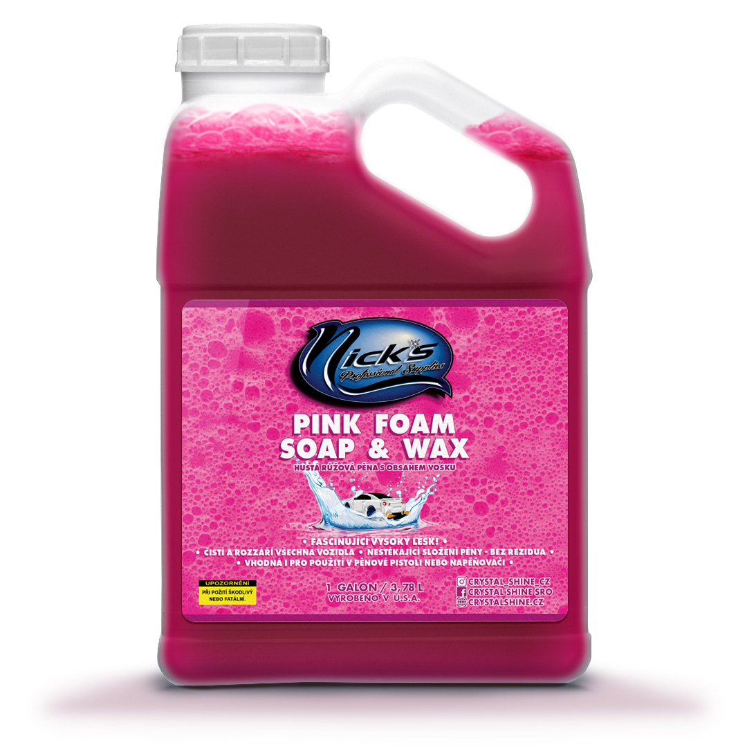 PINK FOAM SOAP & WAX
